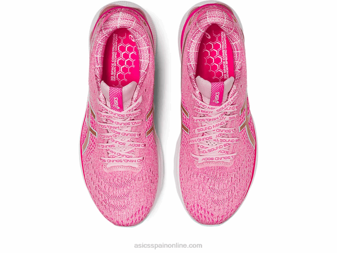 gel-nimbus 24 edición limitada Asics 4L682966 algodón de azúcar/oro rosa