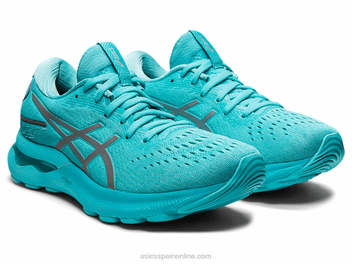 gel-nimbus 24 lite-espectáculo Asics 4L683416 espectáculo ligero/menta helada