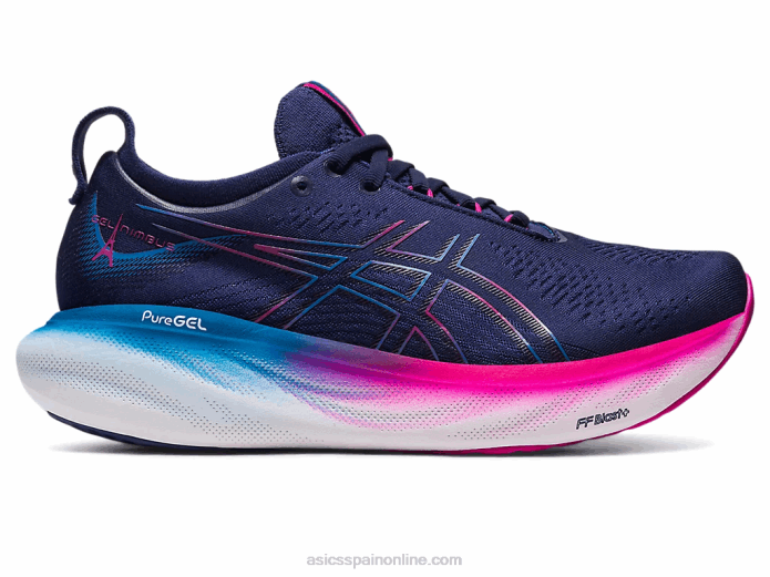 gel-nimbus 25 Asics 4L682138 azul índigo/rosa rave