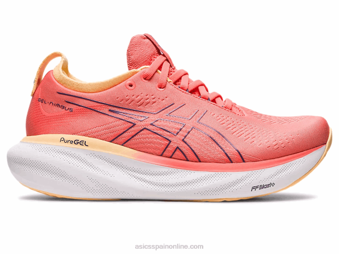 gel-nimbus 25 Asics 4L682149 papaya/púrpura polvoriento