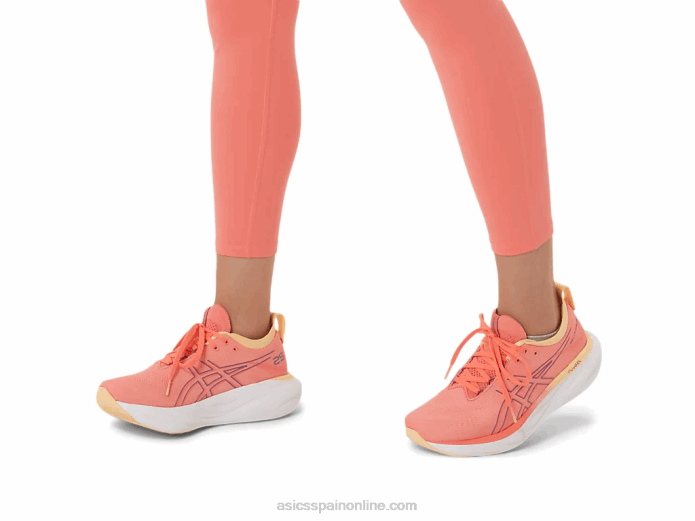 gel-nimbus 25 Asics 4L682149 papaya/púrpura polvoriento