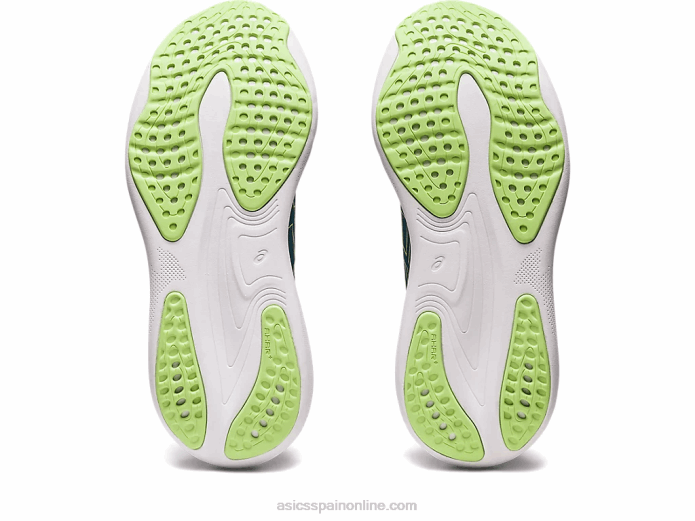 gel-nimbus 25 Asics 4L682259 tinta verde azulado/verde lima
