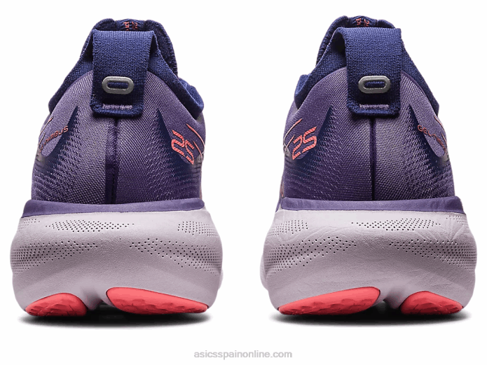 gel-nimbus 25 Asics 4L682372 morado polvoriento/papaya