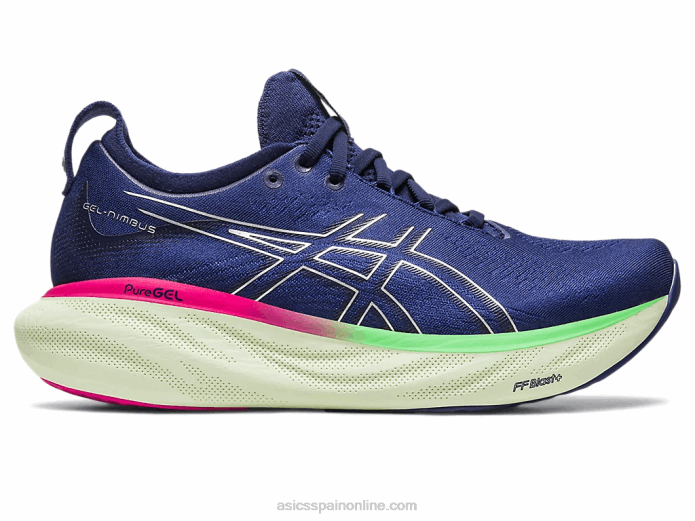 gel-nimbus 25 Asics 4L682373 azul índigo/plata pura