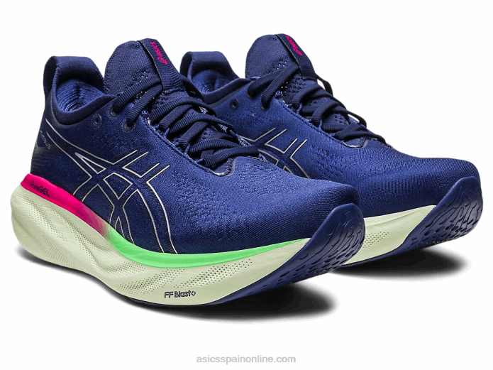gel-nimbus 25 Asics 4L682373 azul índigo/plata pura