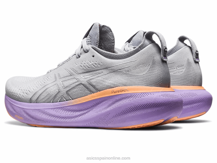 gel-nimbus 25 de ancho Asics 4L682375 gris piedmont/plata pura