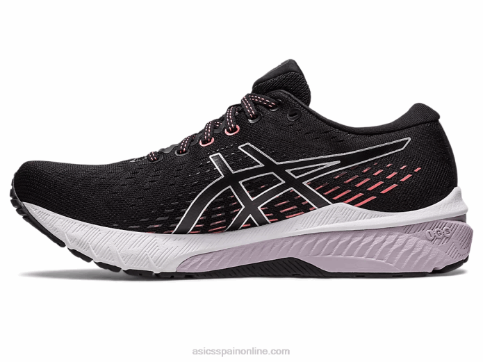 gel-perseguir 8 de ancho Asics 4L682445 negro/plata pura