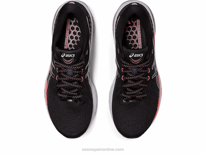 gel-perseguir 8 de ancho Asics 4L682445 negro/plata pura