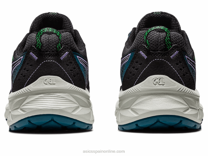 gel-venture 9 de ancho Asics 4L682216 negro/violeta digital