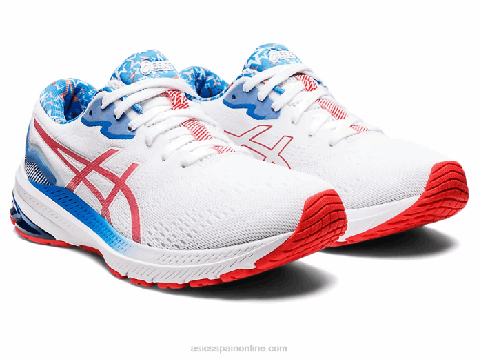 gt-1000 11 Asics 4L683210 blanco/rojo eléctrico