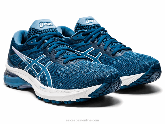 gt-2000 9 estrecho Asics 4L684124 hilo azul mako/gris
