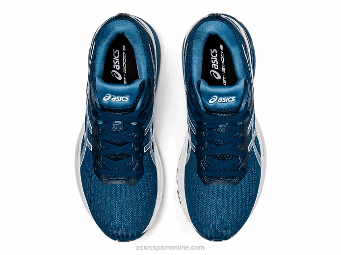 gt-2000 9 estrecho Asics 4L684124 hilo azul mako/gris
