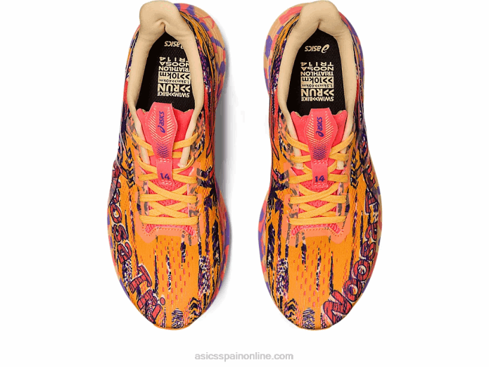 noosa tri 14 Asics 4L682383 naranja pop/coral llameante