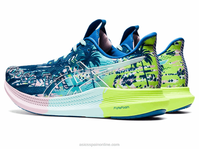 noosa tri 14 Asics 4L682976 unidad de lago/blanco