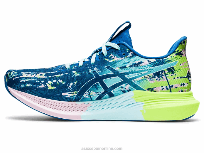 noosa tri 14 Asics 4L682976 unidad de lago/blanco