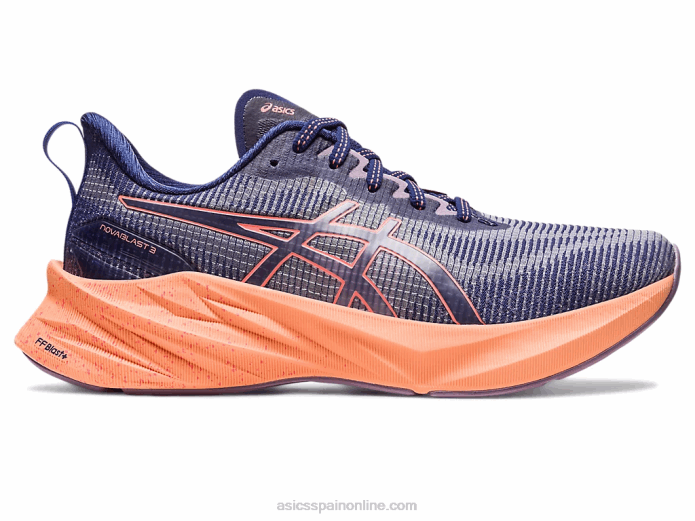 novablast 3 le Asics 4L682291 azul índigo/papaya