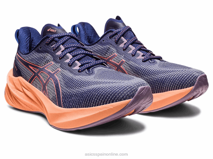 novablast 3 le Asics 4L682291 azul índigo/papaya