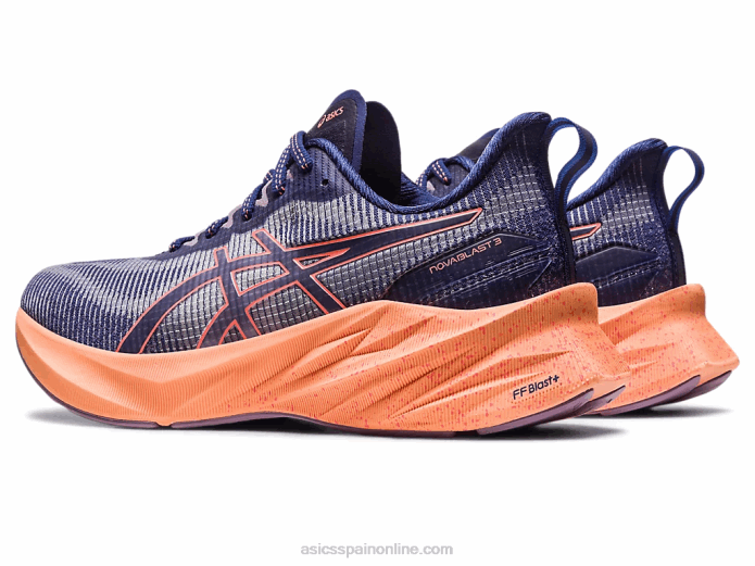 novablast 3 le Asics 4L682291 azul índigo/papaya