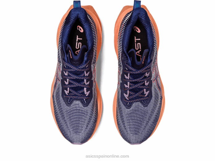 novablast 3 le Asics 4L682291 azul índigo/papaya