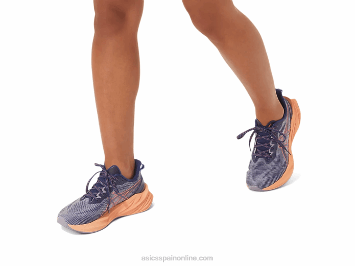 novablast 3 le Asics 4L682291 azul índigo/papaya