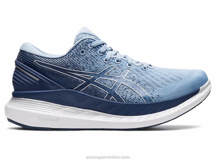 paseo en planeador 2 Asics 4L683822 neblina/trueno azul