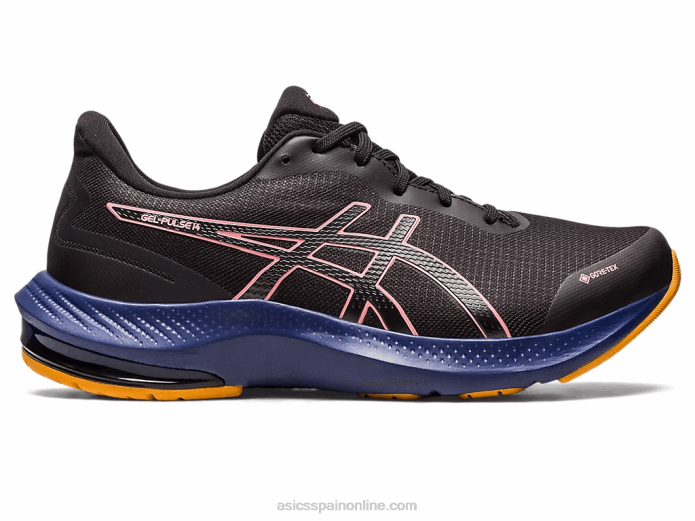 pulso de gel 14 gtx Asics 4L682552 negro/papaya