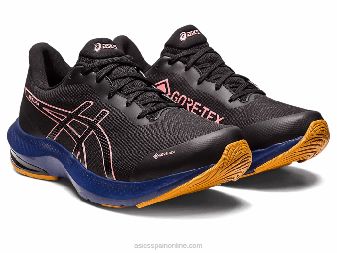 pulso de gel 14 gtx Asics 4L682552 negro/papaya