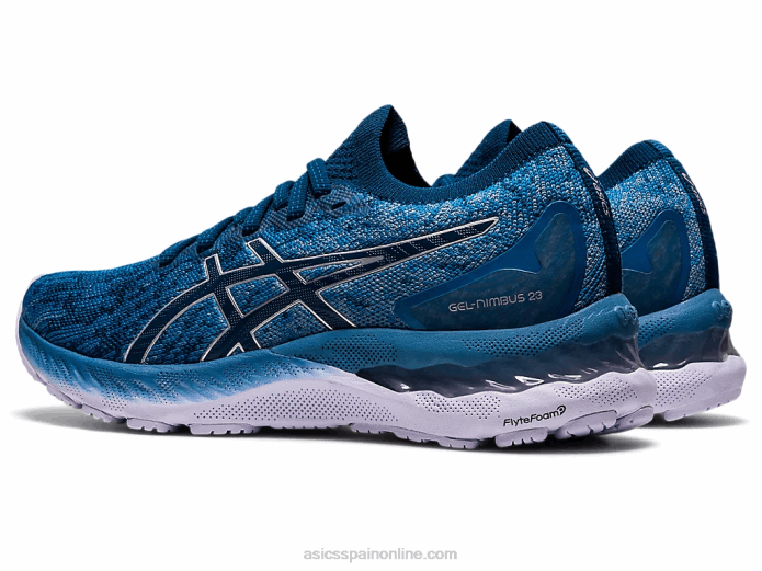 punto gel-nimbus 23 Asics 4L683922 seda gris/azul mako