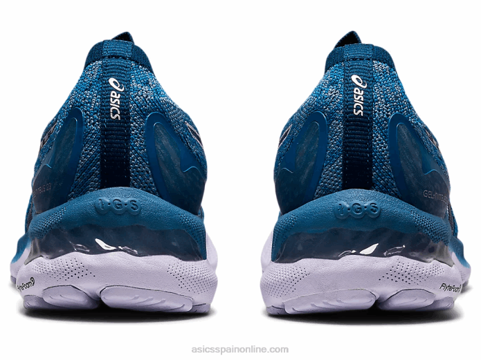 punto gel-nimbus 23 Asics 4L683922 seda gris/azul mako