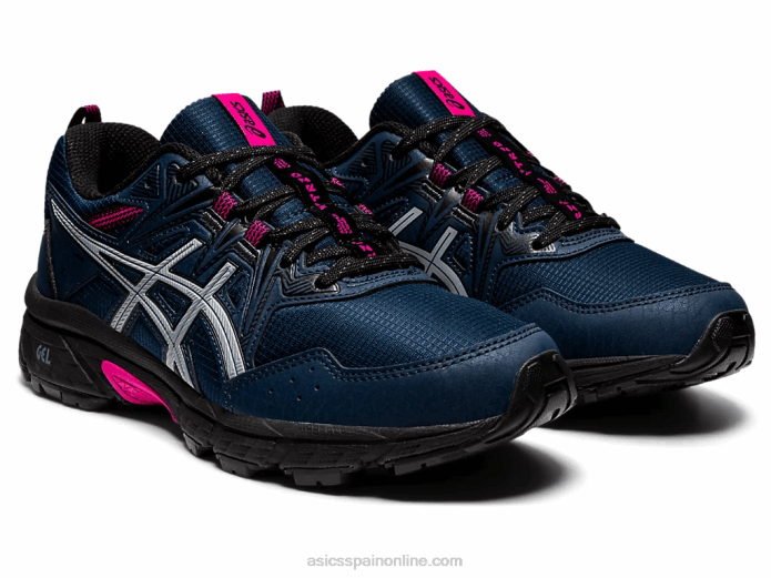 punzón gel-venture 8 Asics 4L683634 azul francés/rosa rave