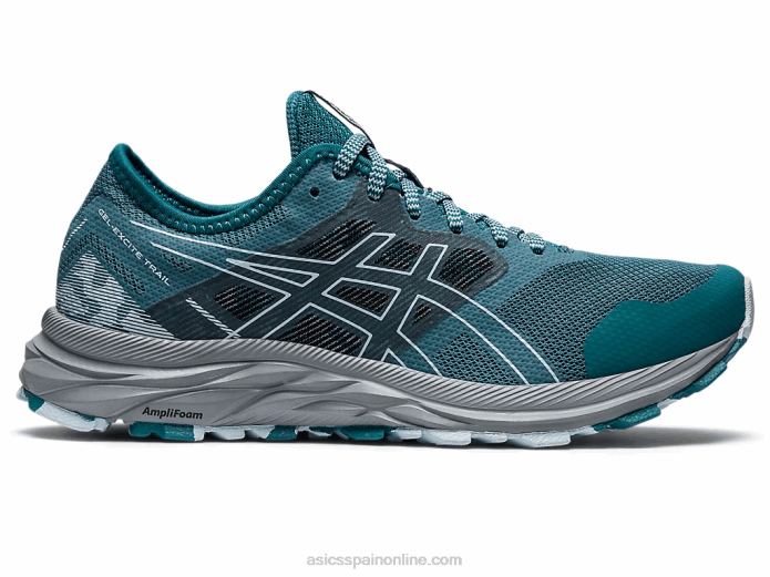 rastro de excitación de gel Asics 4L682851 pino brumoso/cielo suave