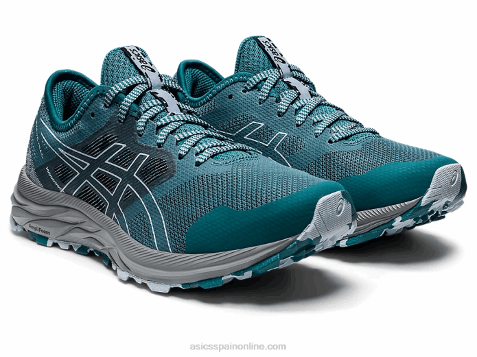 rastro de excitación de gel Asics 4L682851 pino brumoso/cielo suave