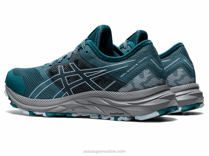rastro de excitación de gel Asics 4L682851 pino brumoso/cielo suave