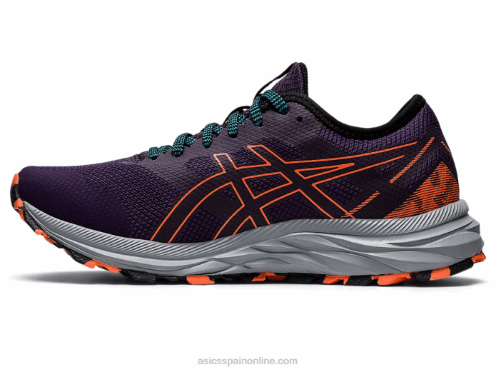 rastro de excitación de gel Asics 4L682857 sombra de noche/naranja nova