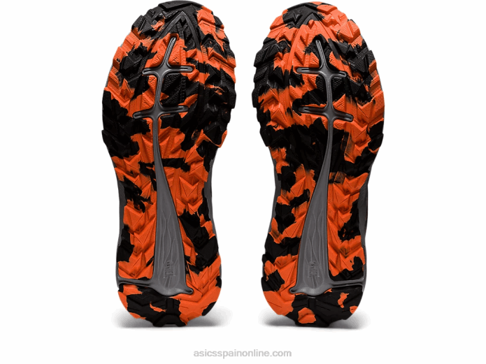 rastro de excitación de gel Asics 4L682857 sombra de noche/naranja nova