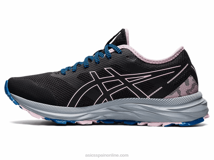 rastro de excitación de gel Asics 4L683541 negro/rosa apenas