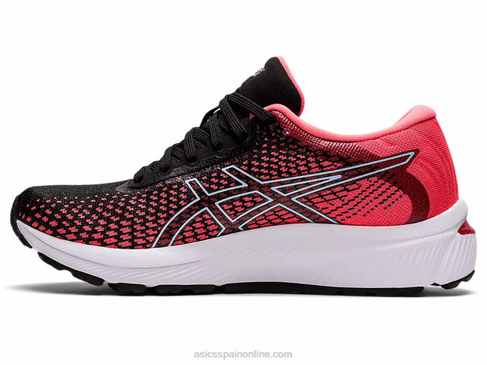 tejido gel-stratus 2 Asics 4L682663 coral resplandeciente/negro