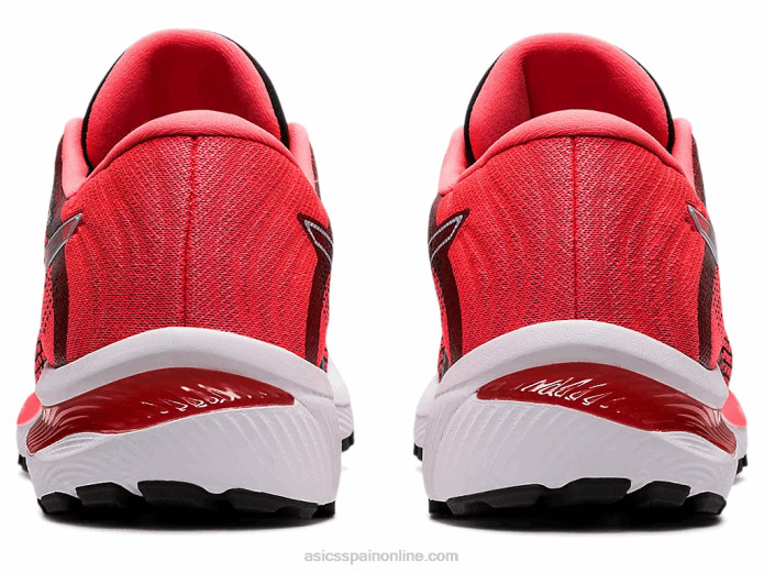 tejido gel-stratus 2 Asics 4L682663 coral resplandeciente/negro