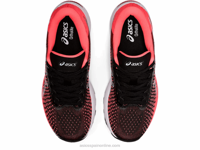 tejido gel-stratus 2 Asics 4L682663 coral resplandeciente/negro