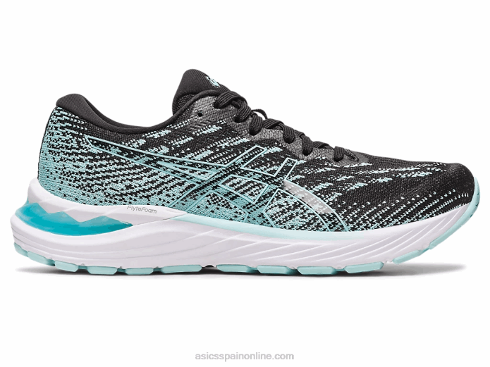 tejido gel-stratus 3 Asics 4L682346 negro/azul claro