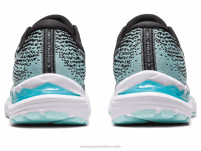 tejido gel-stratus 3 Asics 4L682346 negro/azul claro