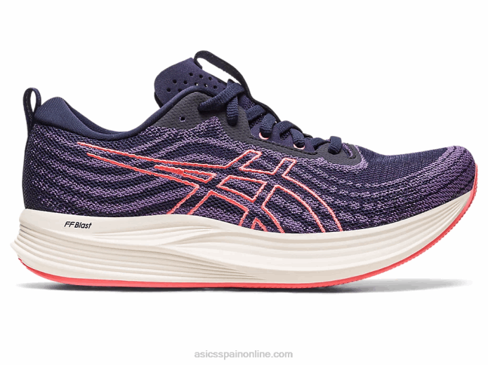 velocidad de evoride Asics 4L682545 medianoche/papaya