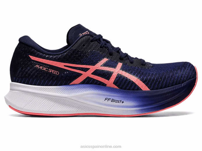 velocidad mágica 2 Asics 4L682327 azul índigo/papaya