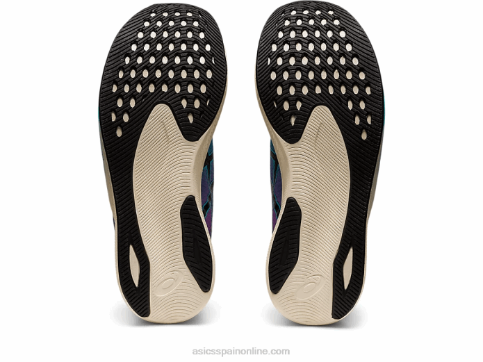 velocidad mágica 2 ekiden Asics 4L682775 acuario/negro