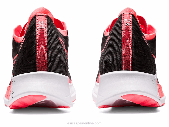 velocidad mágica Asics 4L683649 negro/coral ardiente