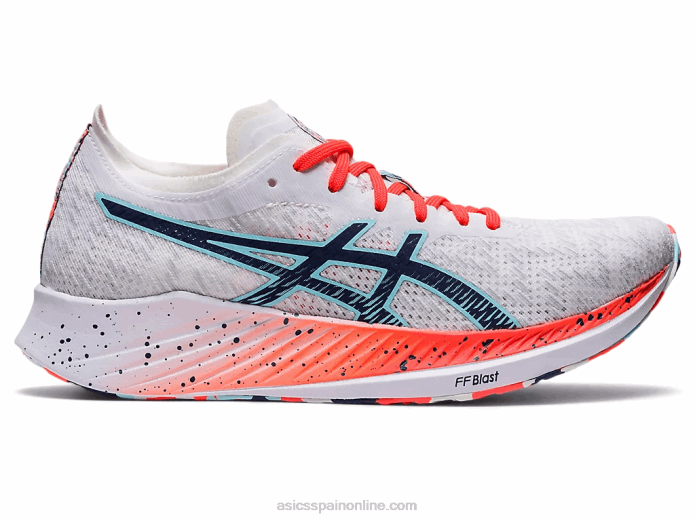 velocidad mágica Asics 4L683741 blanco/azul trueno