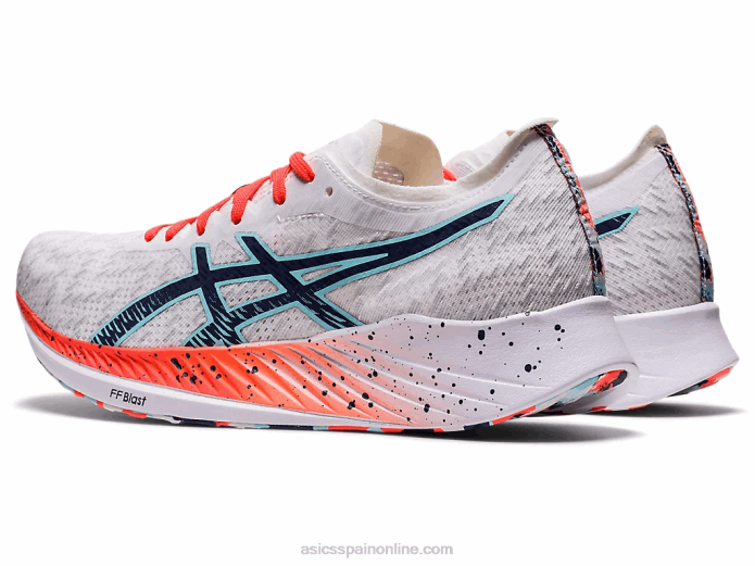 velocidad mágica Asics 4L683741 blanco/azul trueno