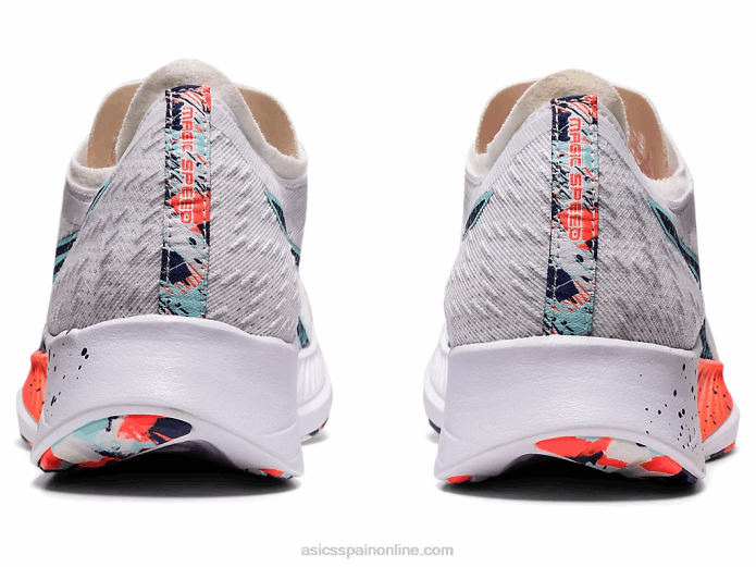 velocidad mágica Asics 4L683741 blanco/azul trueno