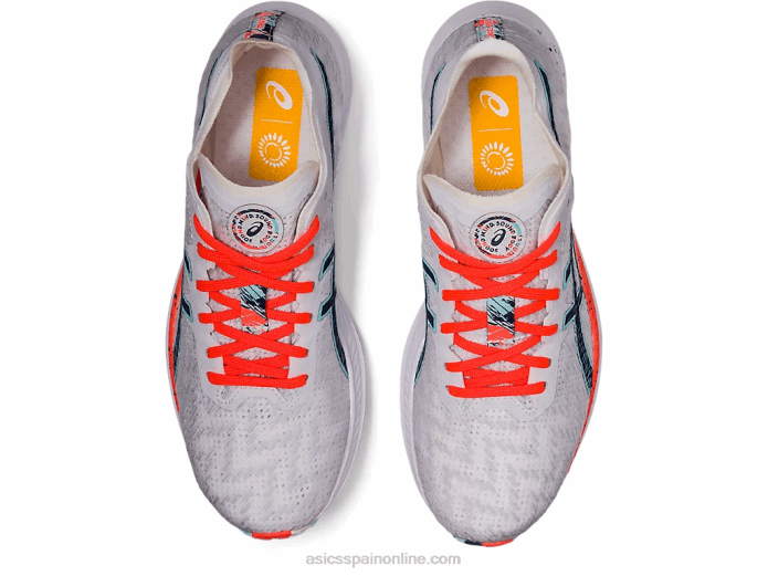 velocidad mágica Asics 4L683741 blanco/azul trueno