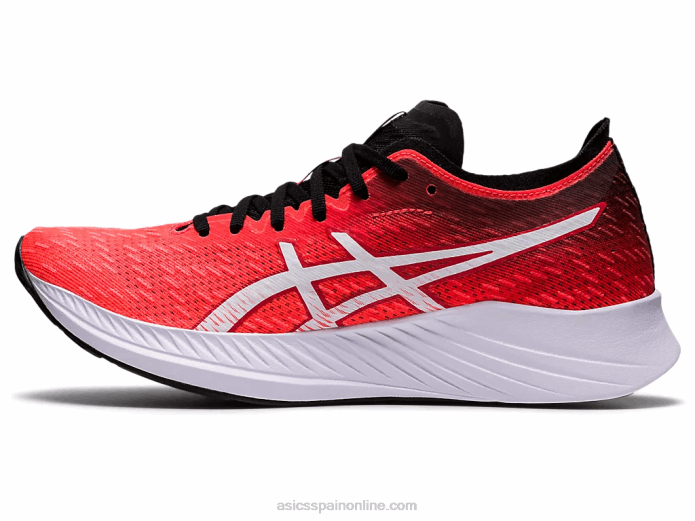 velocidad mágica Asics 4L683949 amanecer rojo/blanco